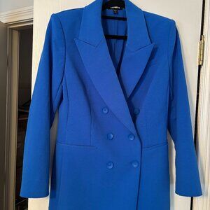 Perfect condition double-breasted royal blue blazer